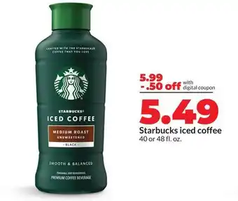 Hy-Vee Starbucks iced coffee offer