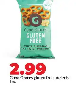 Hy-Vee Good Graces gluten free pretzels offer