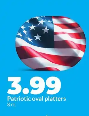 Hy-Vee Patriotic oval platters offer