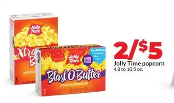 Hy-Vee Jolly Time popcorn offer