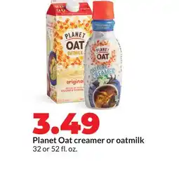 Hy-Vee Planet Oat creamer or oatmilk offer
