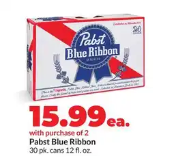 Hy-Vee Pabst Blue Ribbon offer