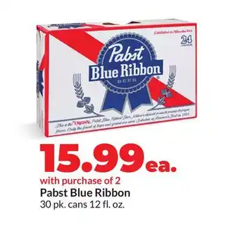 Hy-Vee Pabst Blue Ribbon offer