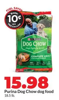 Hy-Vee Purina Dog Chow dog food offer