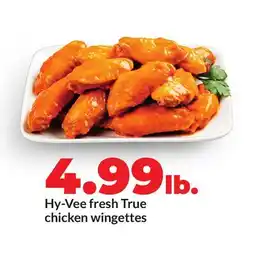 Hy-Vee Hy-Vee fresh True chicken wingettes offer