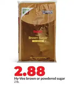 Hy-Vee Hy-Vee brown or powdered sugar offer
