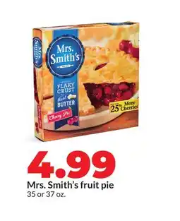 Hy-Vee Mrs. Smith's fruit pie offer