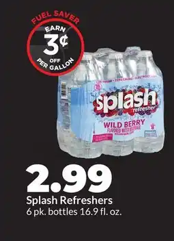 Hy-Vee Splash Refreshers offer