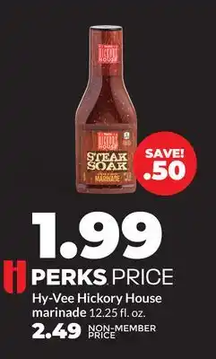 Hy-Vee Hy-Vee Hickory House marinade offer