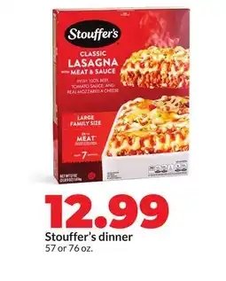 Hy-Vee Stouffer's dinner offer