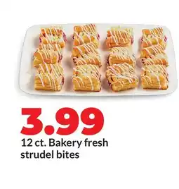 Hy-Vee 12 ct. Bakery fresh strudel bites offer