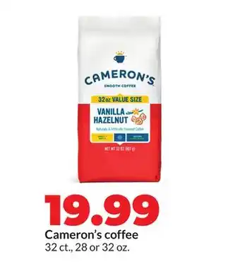 Hy-Vee Cameron's coffee offer
