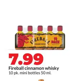 Hy-Vee Fireball cinnamon whisky offer