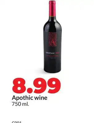 Hy-Vee Apothic wine offer