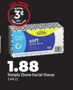 Hy-Vee Simply Done facial tissue offer