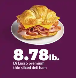 Hy-Vee Di Lusso premium thin sliced deli ham offer