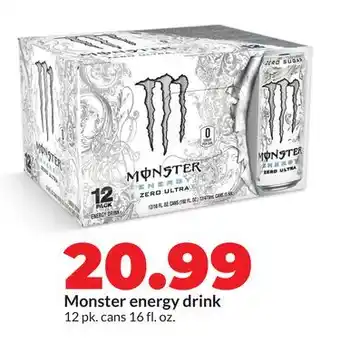 Hy-Vee Monster energy drink offer