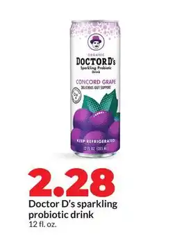 Hy-Vee Doctor D' s sparkling probiotic drink offer