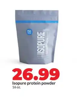 Hy-Vee Isopure protein powder offer