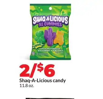 Hy-Vee Shaq-A-Licious candy offer