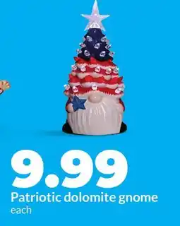 Hy-Vee Patriotic dolomite gnome offer