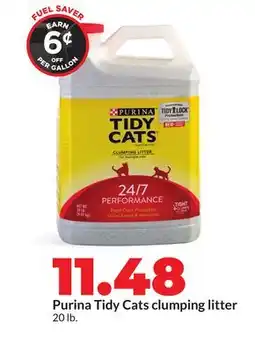 Hy-Vee Purina Tidy Cats clumping litter offer