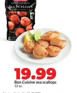 Hy-Vee Bon Cuisine sea scallops offer