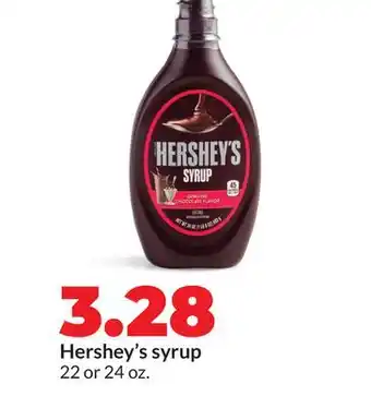 Hy-Vee Hershey's syrup offer