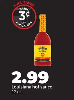 Hy-Vee Louisiana hot sauce offer