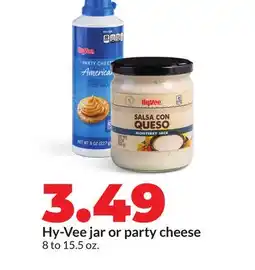 Hy-Vee Hy-Vee jar or party cheese offer