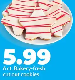 Hy-Vee 6 ct. Bakery-fresh cut out cookies offer
