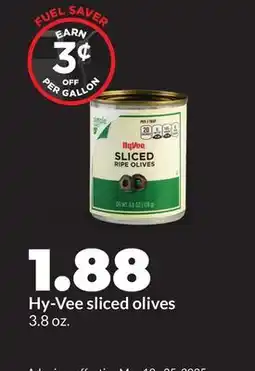 Hy-Vee Hy-Vee sliced olives offer