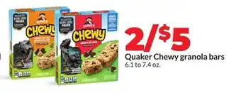 Hy-Vee Quaker Chewy granola bars offer