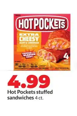 Hy-Vee Hot Pockets stuffed sandwiches offer