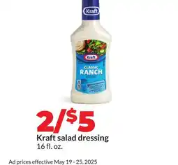 Hy-Vee Kraft salad dressing offer