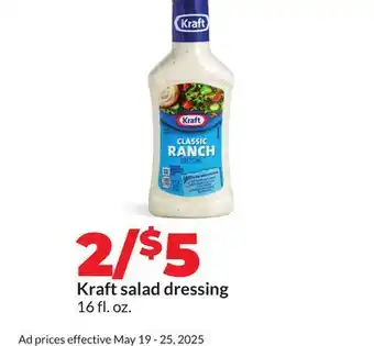 Hy-Vee Kraft salad dressing offer