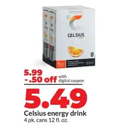 Hy-Vee Celsius energy drink offer