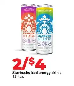 Hy-Vee Starbucks iced energy drink offer