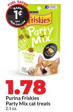 Hy-Vee Purina Friskies Party Mix cat treats offer