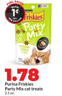 Hy-Vee Purina Friskies Party Mix cat treats offer