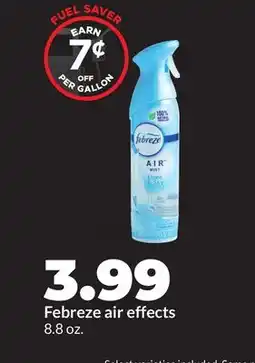 Hy-Vee Febreze air effects offer