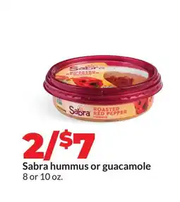 Hy-Vee Sabra hummus or guacamole offer