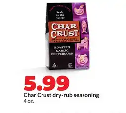 Hy-Vee Char Crust dry-rub seasoning offer