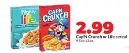 Hy-Vee Cap'N Crunch or Life cereal offer