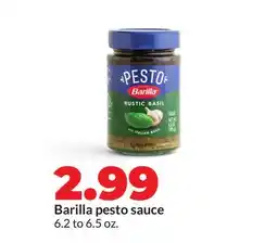 Hy-Vee Barilla pesto sauce offer