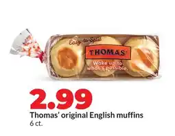Hy-Vee Thomas' original English muffins offer