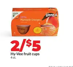 Hy-Vee Hy-Vee fruit cups offer