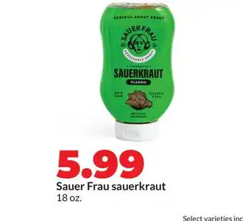 Hy-Vee Sauer Frau sauerkraut offer