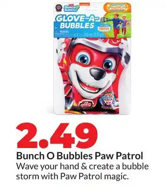 Hy-Vee Bunch O Bubbles Paw Patrol offer