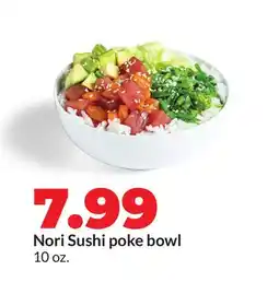 Hy-Vee Nori Sushi poke bowl offer